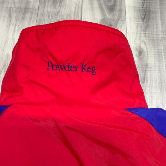 ✅Mens XL VTG Columbia Powder Keg 3-in-1 Ski Jacket  Reversible Thinsulate **TEAR - Picture 4 of 16